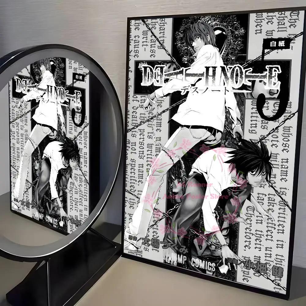 Death Anime Note Dn L Classic Vintage Poster Art Hd Canvas Advanced Aesthetic Printing Paper Wall Art For Living Room Home Decor