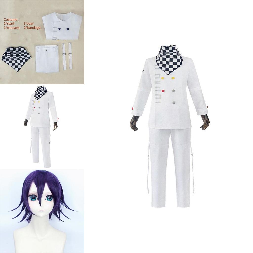 Authentic Danganronpa V3 Ouma Kokichi Cosplay Costume Full School Uniform Set