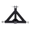 3 Point Trailer Hitch 2 Receiver Quick Hitch 3000lbs Traction Force Heavy Duty Steel Tractor Drawbar Hitch Adapter For