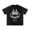 Burning | Snow Washed Oversized Cotton T-Shirt and Kids Shirt