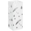Six Umbrella Steel Holder Stand White