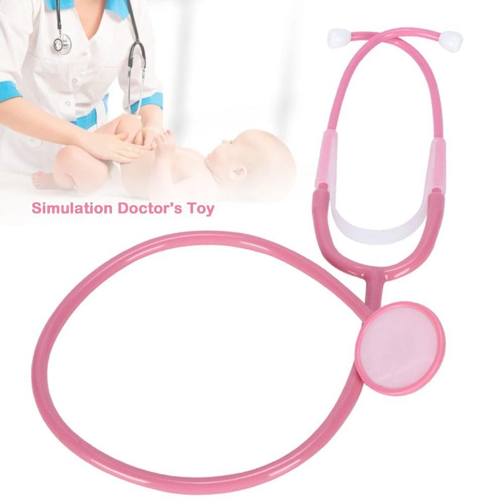 Multi Color Simulation Doctor's Toy Plastic Stethoscope Accessories Gifts