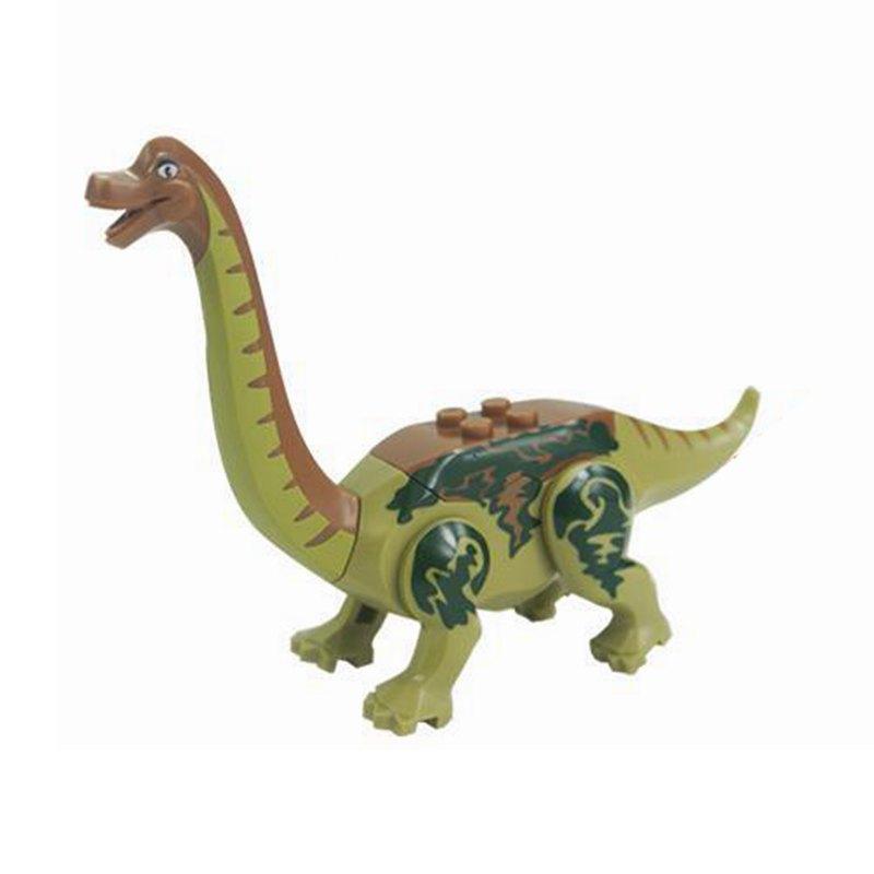 Sperrblöcke Jurassic Dinosaurier Tyrannosaurus Rex Wyvern Velociraptor Stegosaurus Bausteine ​​Spielzeug für Kinder Dinosaurier