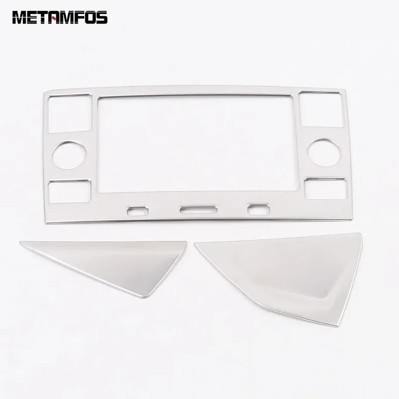 For Volkswagen VW T-cross Tcross - Center Console GPS Navigation Frame Cover Trim Interior Accessories Car Styling