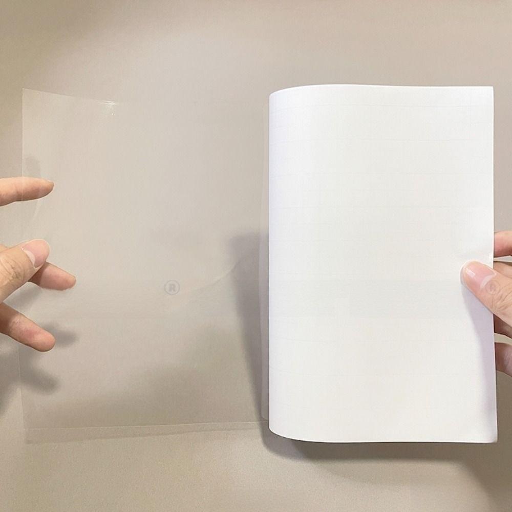 5Pcs A4 Laminating Sheets Waterproof Cold Lamination Film New Vinyl Sticker  Sticker Making