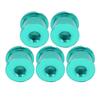 5pcs MTB Bicycle Chainwheel Screw Double Chainring Crankset Bolt 7075 Aluminum Disc ScrewsGreen