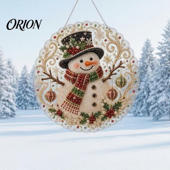 Weihnachts-Kamin-Hängedekoration, Kunst-Set mit Kunstperlen, Bastelset zum Malen mit Strasssteinen und Edelsteinen, Nikolaus-Baum, Außensocke, Elchmuster, Sonnenfänger