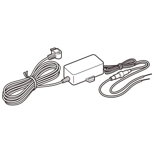 Yupiteru OP-E975 Drive Recorder Optional 5V Converter Power Cord, Compatible with 12/24V Vehicles, Approx. 4m