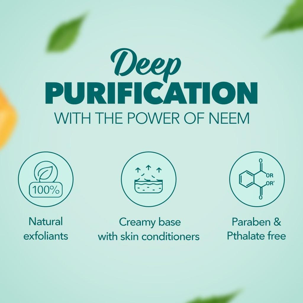 Himalaya Herbals Purifying Neem Face Scrub 50g Pack Natural Skin Exfoliator for Clear Smooth Skin