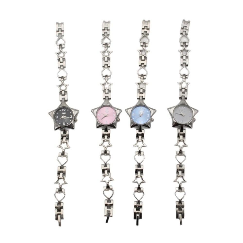 Zinc Alloy Clock Pendant Star Shape Charm Bag Decoration New Pocket Watch Charm Bracelets  Women