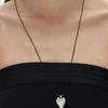 MATIAS Heart String Necklace (Silver)