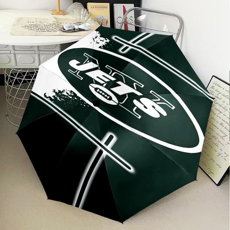 Jets Helmet Umbrella Folding Umbrella, Automatic Umbrella 8-Frame for Travel, Camping Use Gift for Halloween Christmas