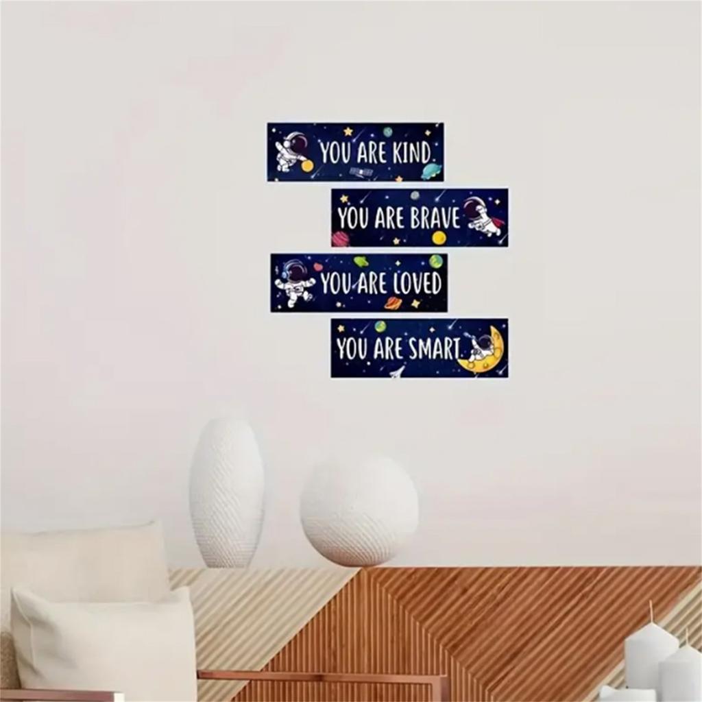 Children's Room Home Decoration Wooden Wall DecorationSoaring Space Style Wooden Wall Artwork