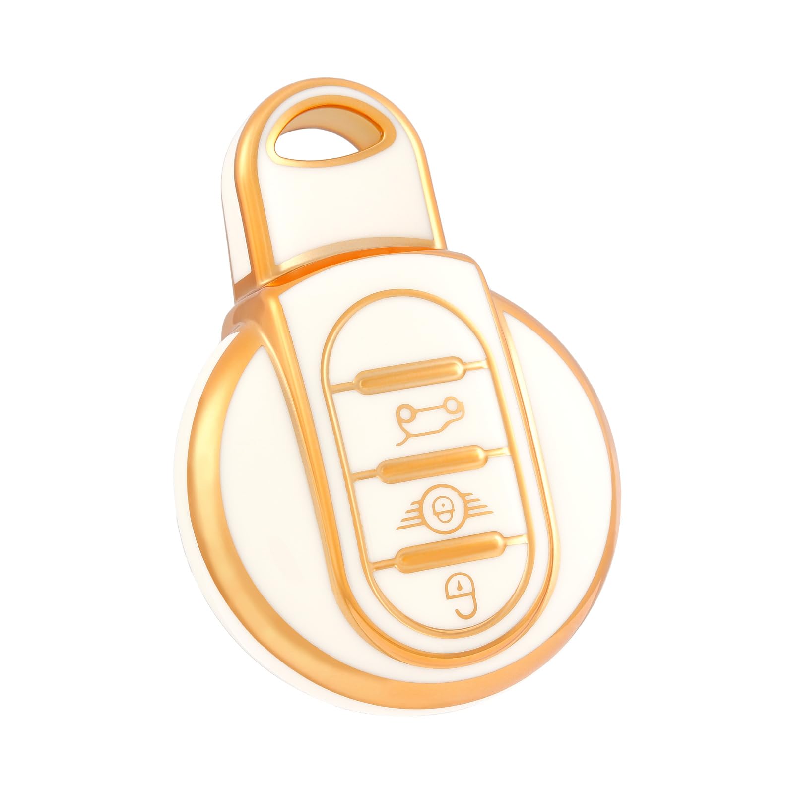 

[В ПУТЬ] Чехол для ключа ТПУ Чехол для ключа автомобиля Чехол для ключа Совместимый с Новым белый