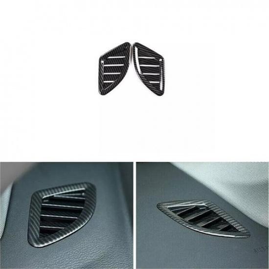 Cover Trim For BMW X2 F39 Dashboard Side Outlet Vent 2018- ABS Carbon Fiber
