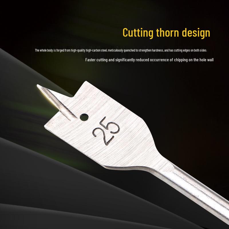 Flat Drill Bit for Woodworking: Hole Opener & Enlarger for Doors and Drawers