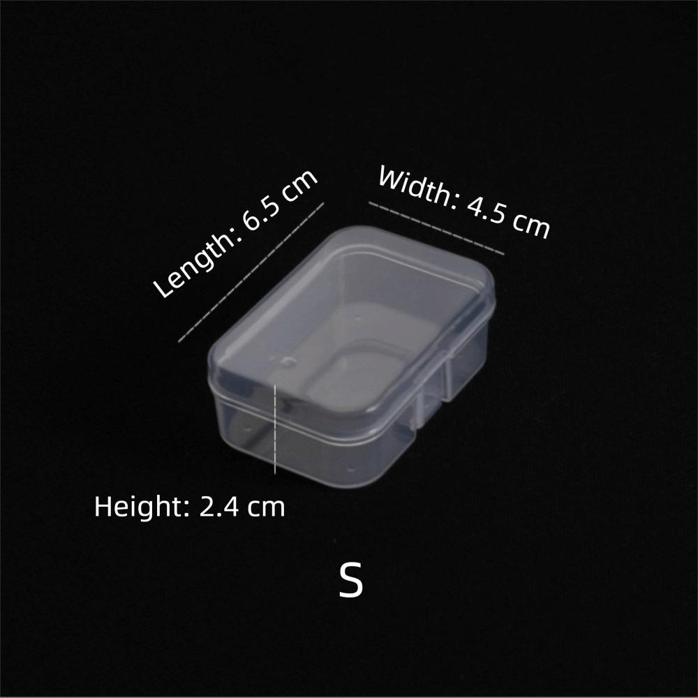 Rectangular Transparent Plastic Box with Lid Jewelry Display Case  Jewelry Storage
