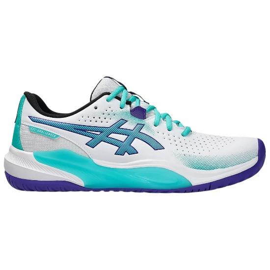 Asics Scarpe da Tennis Gel-Challenger 15 Comode Resistenti Supporto Resistenti all'Usura Sneaker Uomo Bianco Verde 1041A510-103