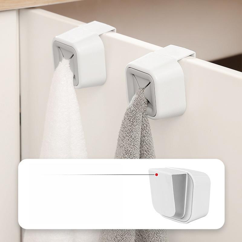 New Towel Plug Non-punching Toilet Bathroom Simple Storage Hook Kitchen Rag Plug Dish Towel Storage Hanging