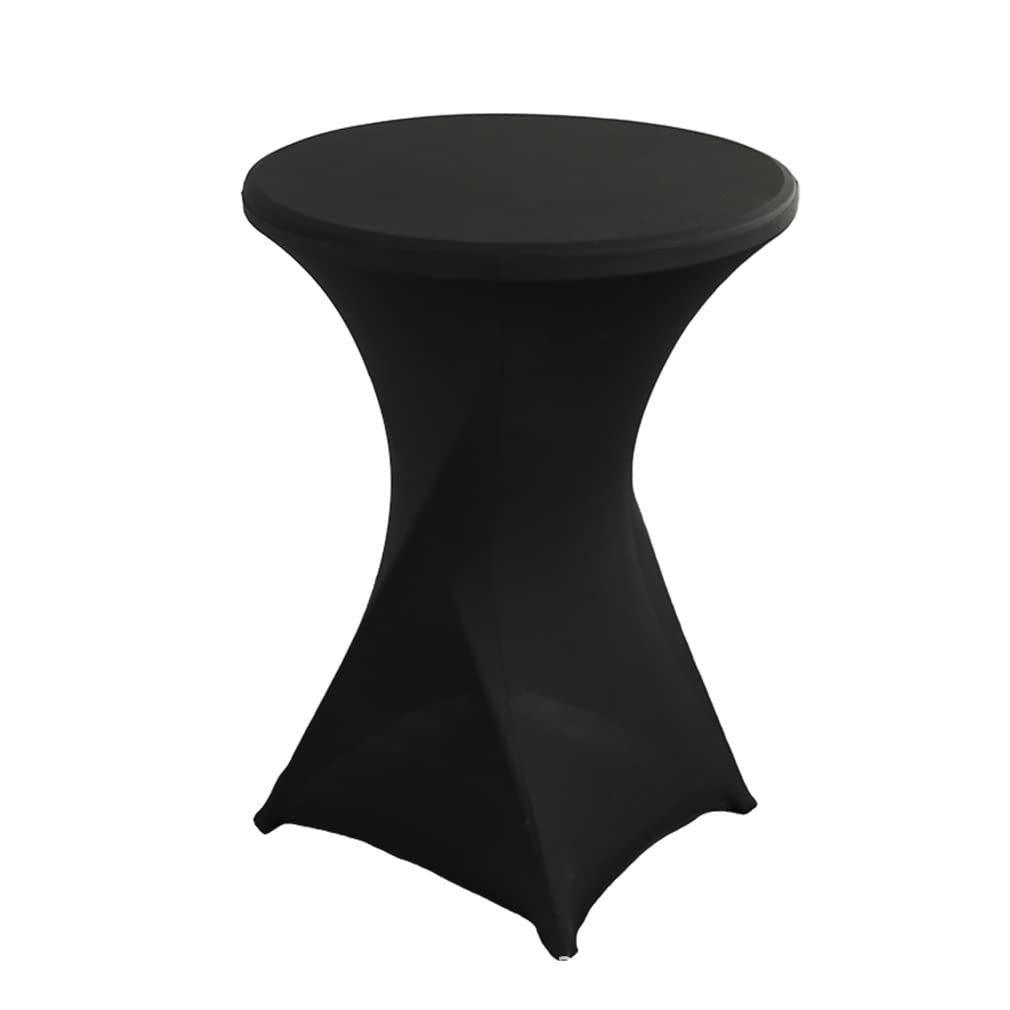 Round Stretch Table Cover for Weddings & Events - Hotel, Restaurant, Banquet & Cocktail Decor
