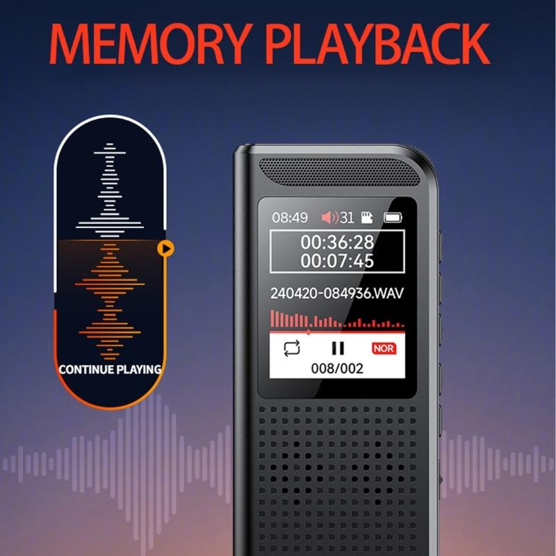 Digital Voice Recorders with Very Long Battery & Noise Cancellation for Clear Sound Recording in Various Setting