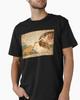 Lustiges Katze Renaissance Kunst T-Shirt Vintage Meme Katzenliebhaber Tee