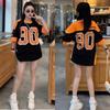 Women's T-shirt Top Korean Large Loose Football T-shirt Sports Short Sleeve Street Wear