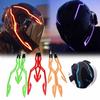 New Motorcycle Helmet Light 4 In 1 EL Light 3 Mode Led Helmet Light Night Riding Signal Helmet Strip Decoration Accessories Kit