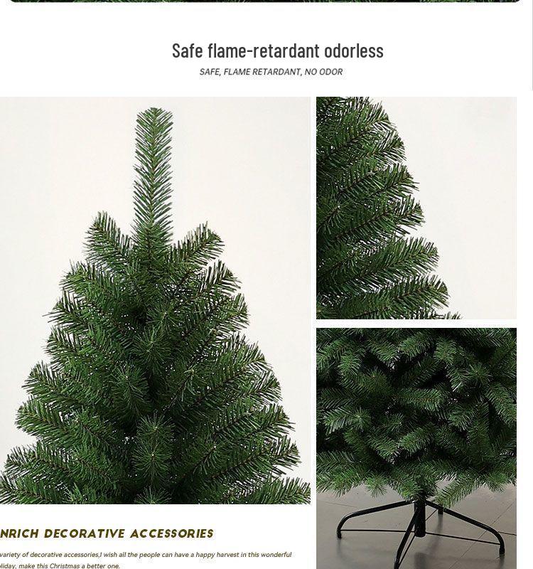 Christmas Tree & Decoration Set: 1.5/1.8/2.1/3M Sizes for Home & Mall Decor