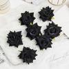 10 Pieces High Quality Flannel Roses Head Wedding Scrapbooking Home Decoration Bridal Accessories Clearance Artificial Flowers