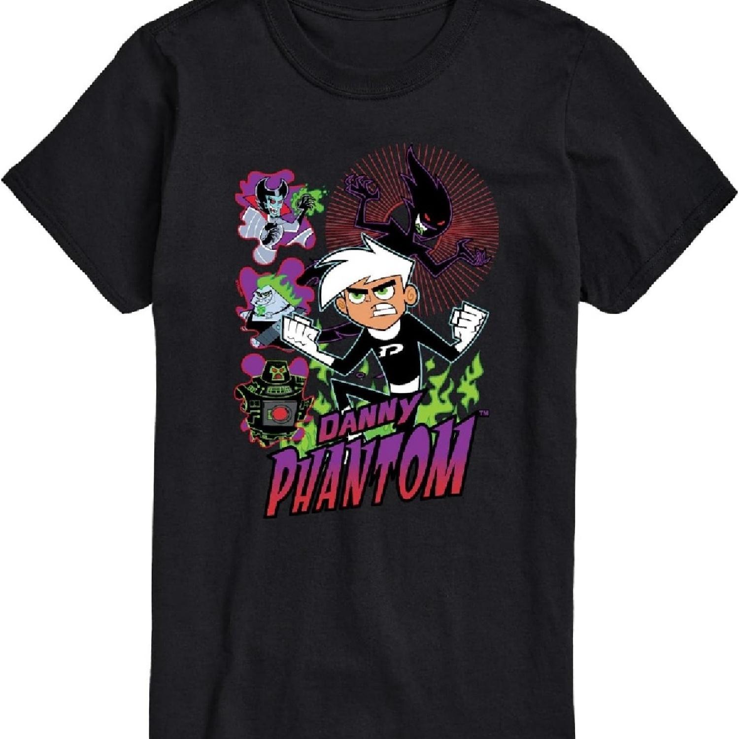 

HYBRID APPAREL Danny Phantom - Danny Phantom - Men s Short Sleeve Graphic T-Shirt XXXXXL чорний