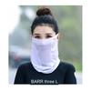 Eis-Seide UV-Sonnenschutz Gesichtsmaske Koreanischer Sommer Sport Radfahren Atmungsaktives Netz Ohrschlaufe Unisex Nackenschutz