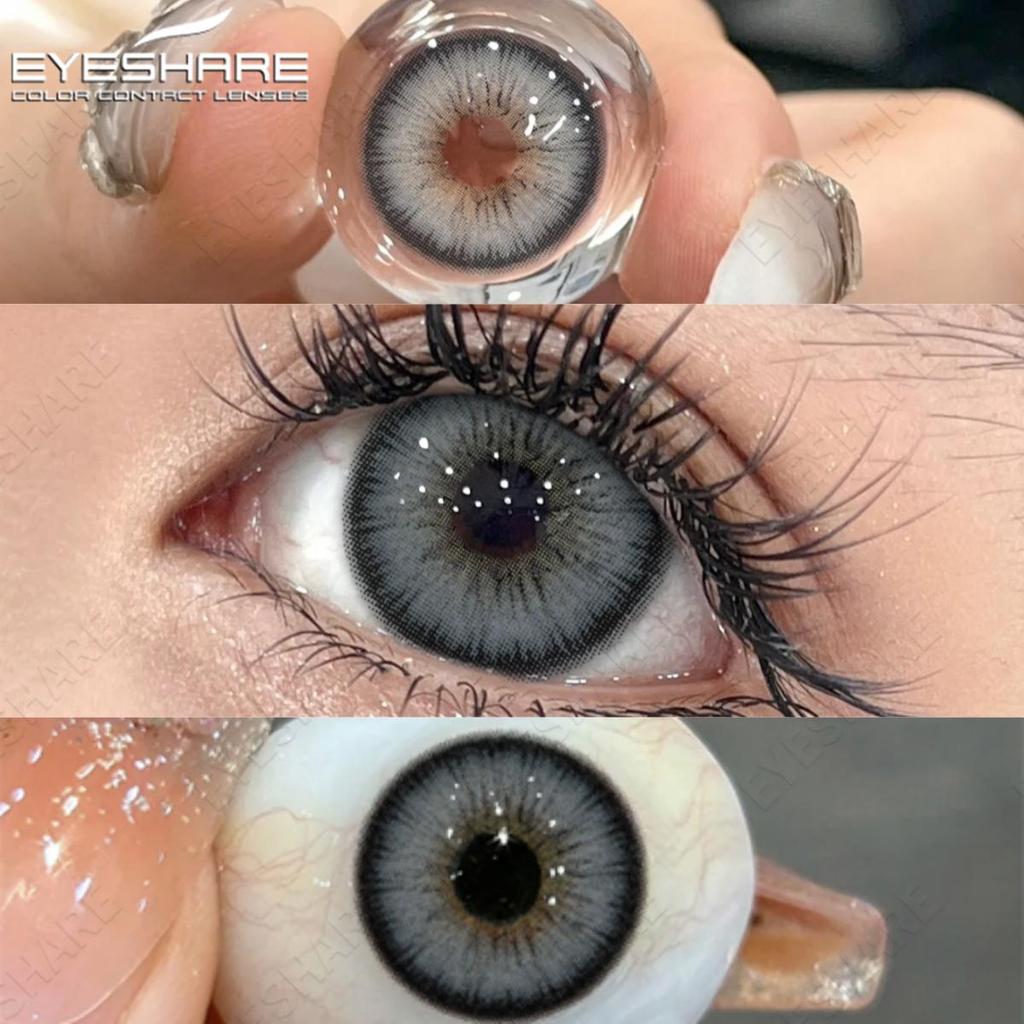 Eyeshare 1 Paar neue ALPS Kontaktlinsen für die Augen Farblinsen Schwarz Blau Pupillen Kontaktlinsen 14,5 mm