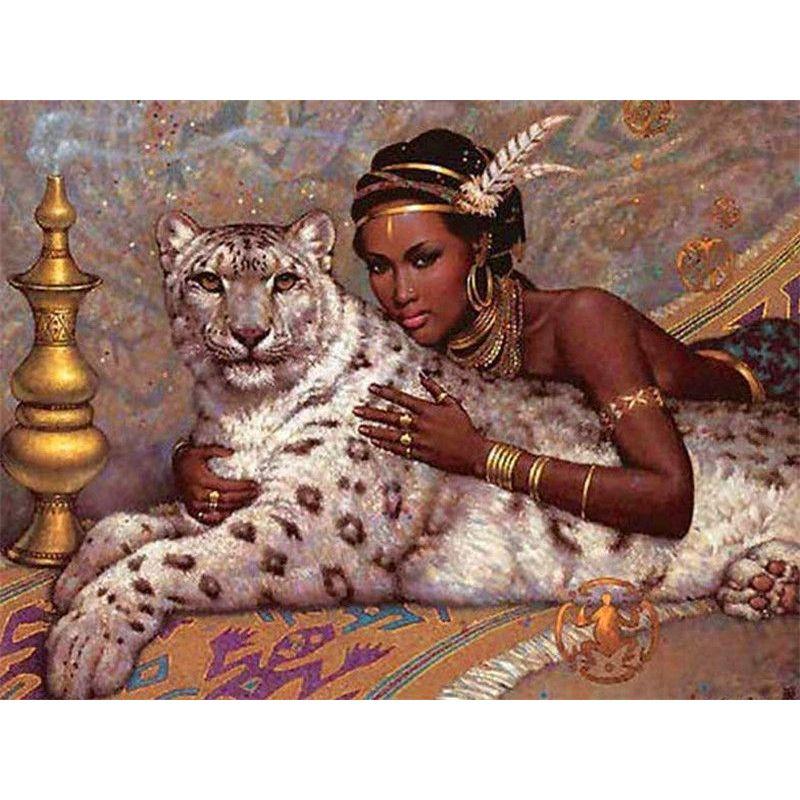 

5D DIY Набор для алмазной живописи Портретные фотографии Стразы Алмазная вышивка Продажа Африканская женщина Мозаика Decortion Full Round 20x25CM