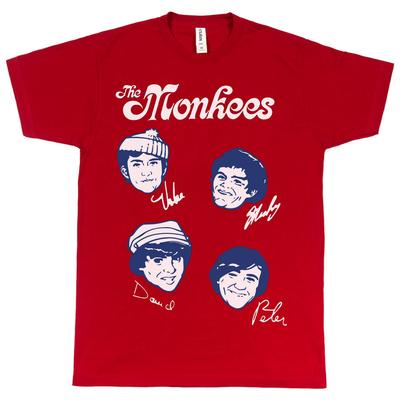 Neu! Monkees, The “Faces” Herren T-Shirt Unisex EN612 Unisex T-Shirt