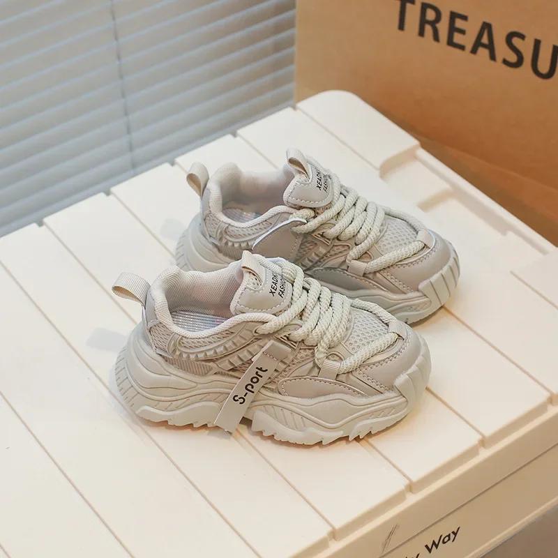 Children Sneakers for Girls Boys 2024 Summer New Fashionable Comfortable Casual  Soft Sports Air Mesh Running Shoes Students