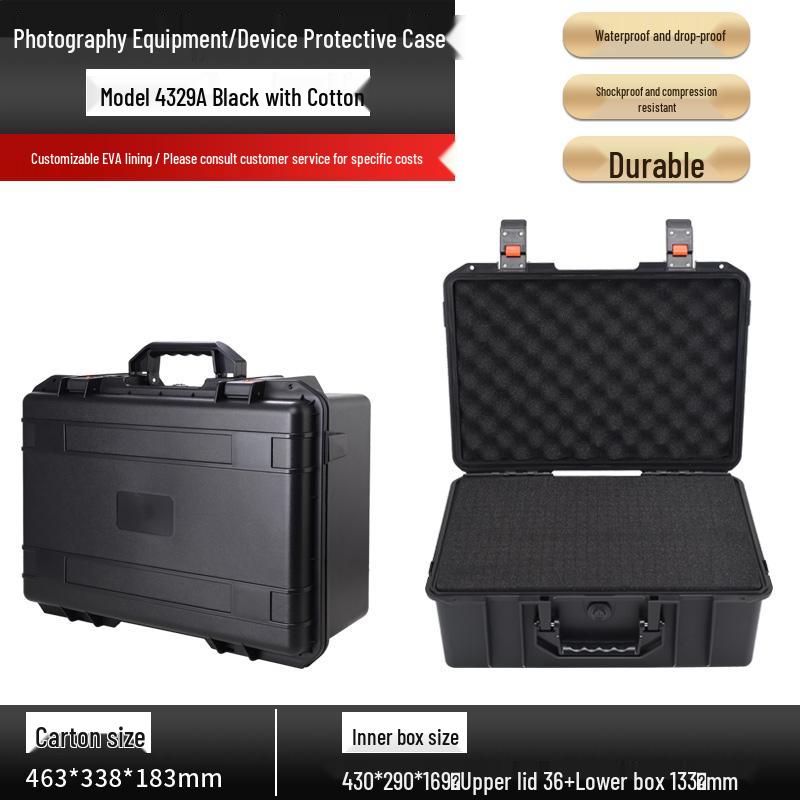 Waterproof Thickened Handheld Tool and Instrument Protection Box, Small Plastic Packaging Box