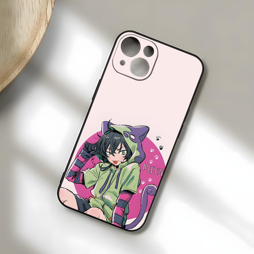 

C-Comic Miya Chinen Phone Case For IPhone 17 Pro Max 15 Pro 16 14 Plus 12 13 Mini 11 Pro Shockproof Soft Cover iPhone15 Plus