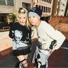 Men Women Long Sleeve T Shirt Gothic Skull Print Loose Fit Streetwear Hip Hop Top