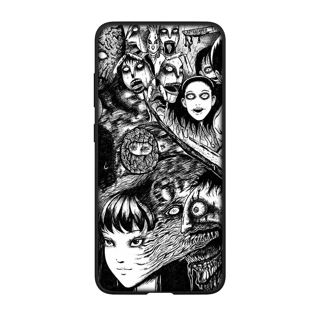 for iPhone 17 16 15 Xiaomi Poco F7 F8 X7 X6 C85 C75 C71 M8 Redmi Note 14 13 12 Pro Max 14C 13C 15C A3 A4 Phone Case Anime Tomie Junji Ito Horror Cover