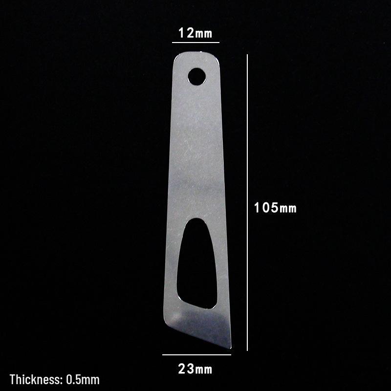 Stainless Steel Micro-Elastic Scraper for DIY Leather Glue Application and Surface Treatment