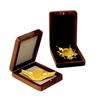 Wooden Coin Organizer Elegant Militarys Medals Storage Case Stylish Badge Presentation Box Jewelry Packaging Gift Box