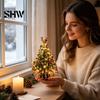 Christmas Tabletop Display Kit DIY Beaded Tree Kit, Faux Crystal Holiday Craft Set Crafting Project for Beginners Adults Beginners, Handmade
