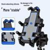 Shockproof Aluminum Phone Holder for Motorcycles & Electric Scooters - Ideal for Navigation & Food Delivery