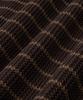 Beulaendideu Hard Twist Holiday Polo Knit [Brown Stripe]