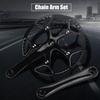 Mountain Bike Aluminum Alloy Hollow Integral Single Speed Crank Set Arm Repair Accessory