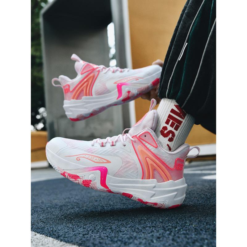 Spring 2025 New Mesh Breathable Sneakers Non-slip Student Competition Sneakers Mandarin Duck Basketball Shoes Men's 2025