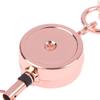 Zinc Zinc Alloy Elastic Keychain Anti-theft Sporty Retractable Key Ring Retractable Key Holder  Travel Tool