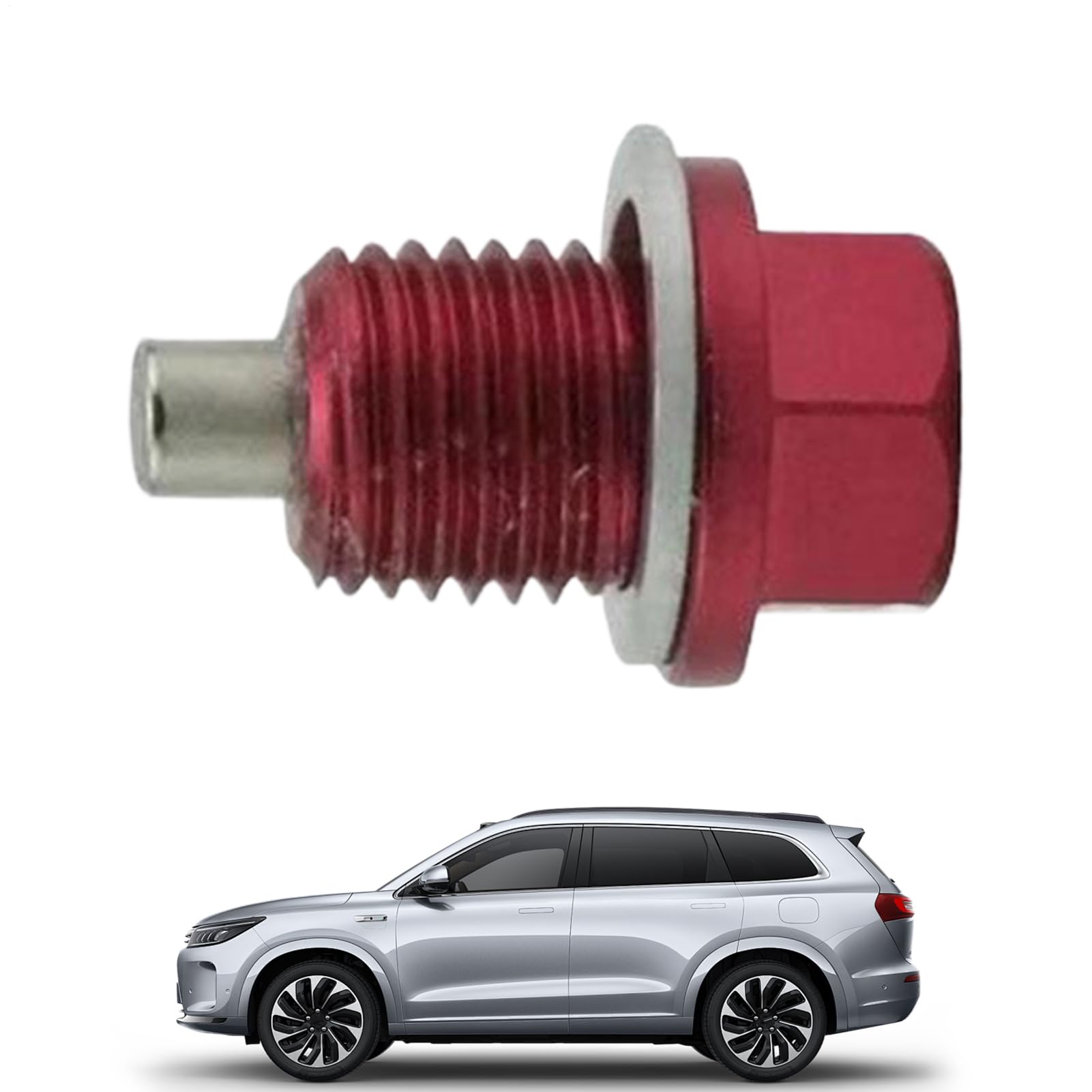 

Fan Drain Plug, Improved Aluminum Alloy Pan Screw Magnetic Drain Plug Bolt M14x1.5