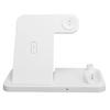 4‑In‑1 Foldable Wireless Charger Fast Charging Dock Station for Mobile Phone Watch EarphoneWhite